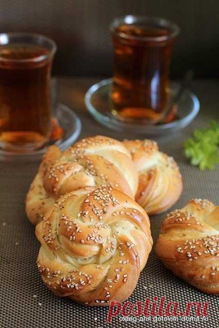 Турецкие хлебные булочки с сезамом • Турецкая кухня