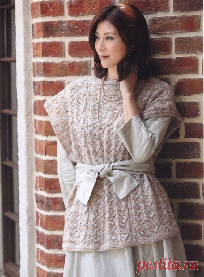 Вязаный жилет спицами: моя палочка-выручалочка для сырой осенней погоды | Вязание идеи для вдохновения | Дзен
