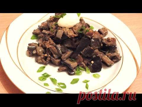Рецепт: Жареные баклажаны "Как грибы" на RussianFood.com