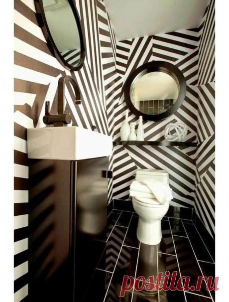 Креативные обои для ванной — Наши дома