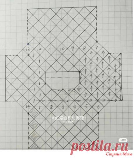 Ажурная блузка из красивых мотивов. - Все в ажуре... (вязание крючком) - Страна Мам