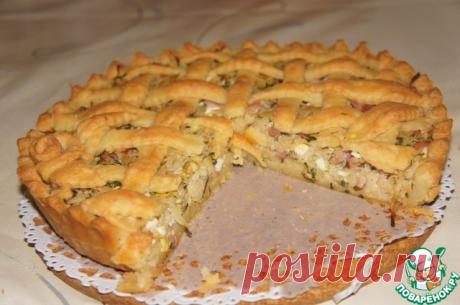 Пирог с капустой "Нежный" - кулинарный рецепт