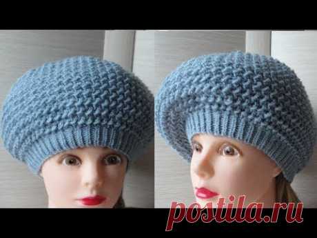 Шапка / Берет крючком. Crochet hat