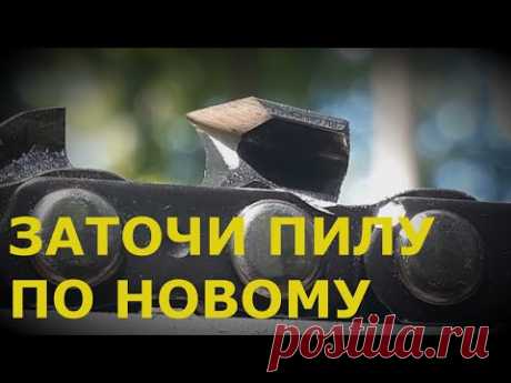 КАК ЗАТОЧИТЬ ЦЕПЬ БЕНЗОПИЛЫ ПО НОВОМУ