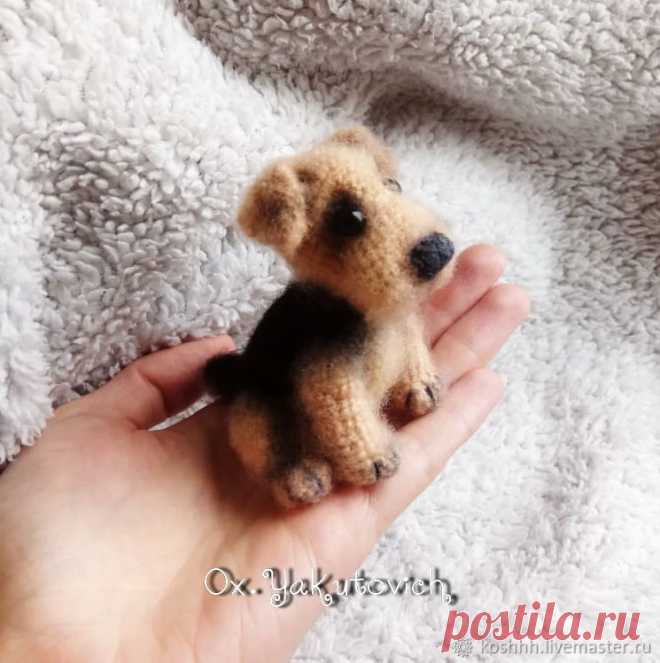 PDF Эрдельтерьер. FREE amigurumi crochet pattern. Бесплатный мастер-класс, схема описание для вязания амигуруми крючком. Игрушки своими руками! Собака, собачка, пёс, dog, puppy, cachorro, perro, cachorrinho, chien, hund, welpe, 子犬, 犬, pies. #амигуруми #amigurumi #amigurumidoll #amigurumipattern #freepattern #freecrochetpatterns #crochetpattern #crochetdoll #crochettutorial #patternsforcrochet #вязание #вязаниекрючком #handmadedoll #рукоделие #ручнаяработа #pattern #tutorial #häkeln #amigurumis