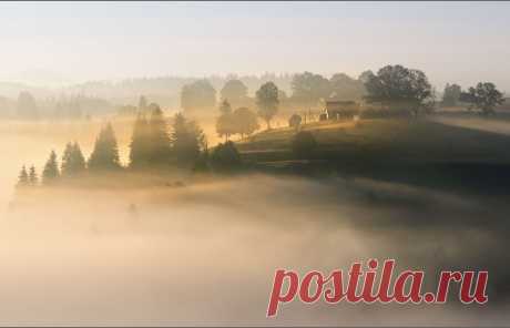 Фото: © Влад Соколовский.  Доброе утро!  Закарпатье, с. Ясиня. Метки: карпаты, закарпатье, горы, утро, свет.  | Доброго ранку! — National Geographic Россия