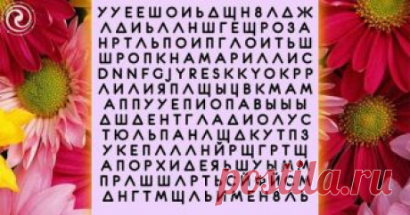 Тест: название какого цветка вы увидели первым? Согласно эмоциональной психологии, первое название цветка, которое вы увидите в этом квадрате, может отражать множество аспектов вашей жизни и личности! Итак, название какого цветка вы увидели первым:…