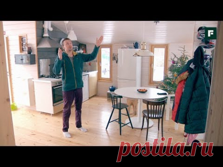 Маленький модульный домик с огромными окнами // FORUMHOUSE