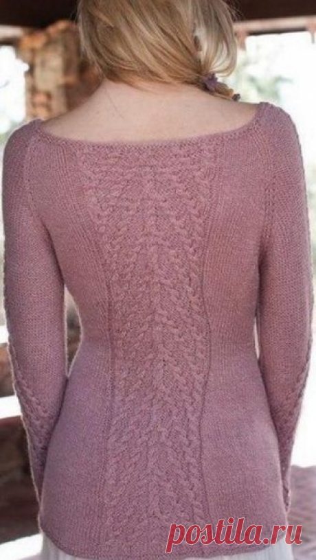 Связать красивый пуловер