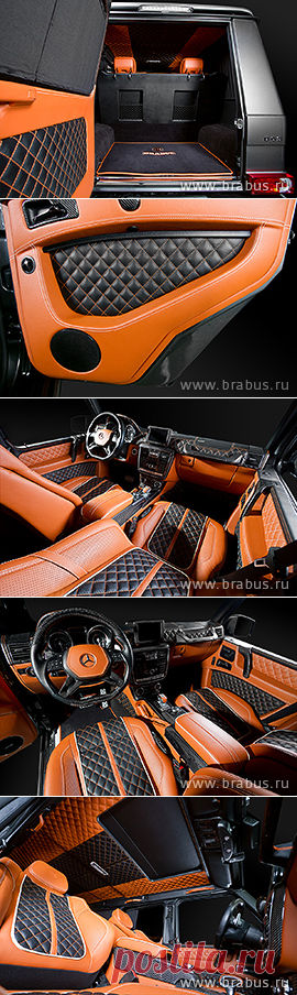 Тюнинг салона Mercedes G-класс. Кожанный салон
