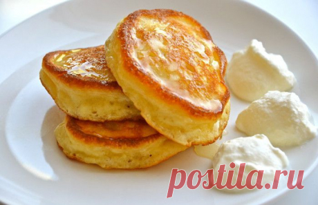 Оладушки - очень вкусно и очень пышно!