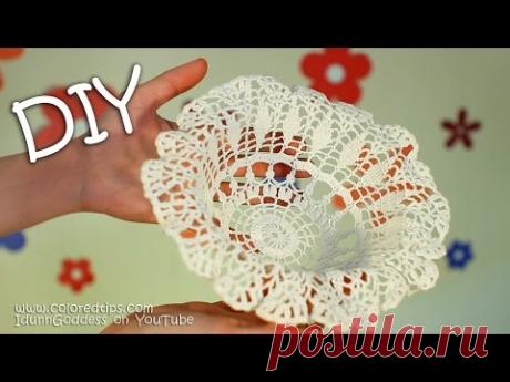 How To Make Vases, Holders and Cookie Jars Out Of Any Fabric - DIY