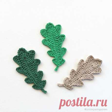 Вязаные Дубовые листья – HandMade39.ru