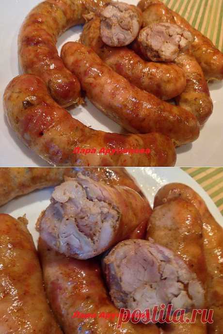 Куриные колбаски домашнего приготовления. Купаты..