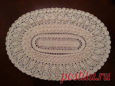 Elegant Oval Doily Part 8 - Final Part