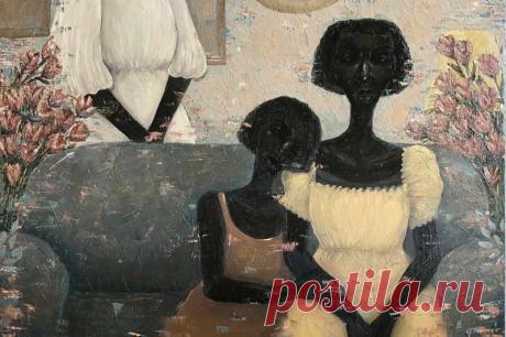 Эфирные и провокационные картины. Chidinma Nnoli - Художники, фотографы и скульпторы со всего света Она направляет эти воспоминания в свои работы на акриловой и масляной основе, которые одновременно являются эфирными и провокационными