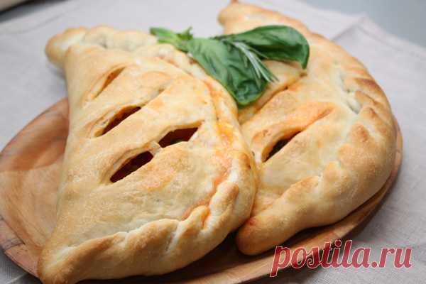 Закрытая пицца кальцоне с овощами — рецепт с пошаговыми фотографиями на Foodclub.ru