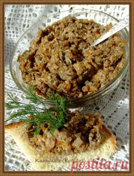 Грибная икра с грецкими орехами | Русская кухня