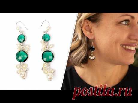 Classic Crystal Dangle Earrings - DIY Jewelry Making Tutorial by PotomacBeads