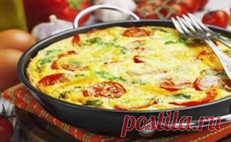 Фриттата — итальянский завтрак! Вкусный завтрак! Омлет получается вкусный, просто нет слов. Ароматы витают на кухне просто сумасшедшие! Рецепт просто чудо!