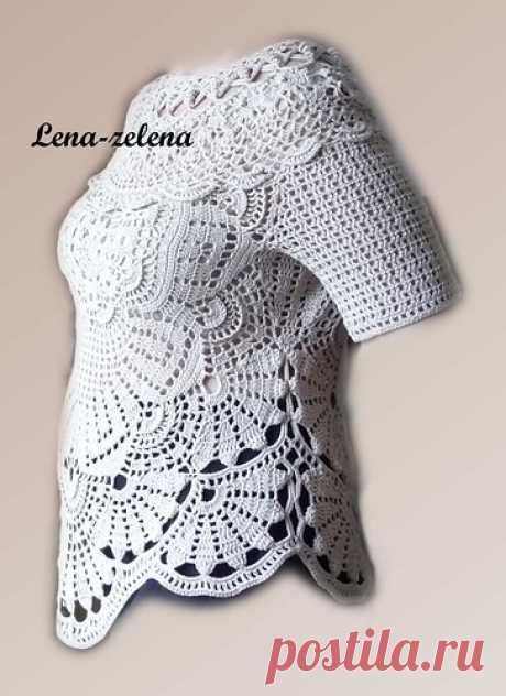 Блузка "Венеция".Авторская работа Елены Сидельниковой.