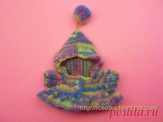 Розетка вяжет • Просмотр темы - Мастер-класс. Зимнее платьице-пальтишко