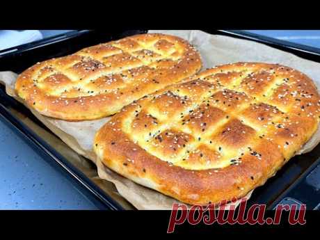 Испекла раз и теперь меня не остановить, пеку раз в неделю! Турецкий хлеб Рамазан Пиде (лепешки)!