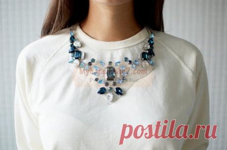 Ожерелье из камней. Делаем своими руками