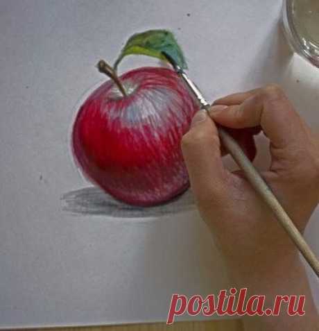 Рисуем яблоко