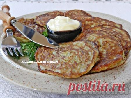 Оладьи из картофеля и кабачка