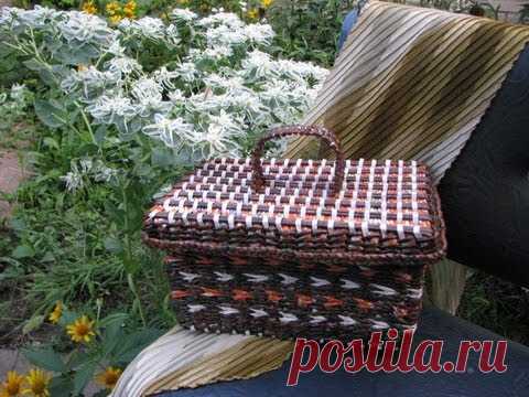 ПЛЕТЕНИЕ ИЗ ГАЗЕТ КВАДРАТНОГО ДНА - Плетем дно
