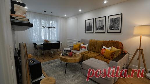 Как из старой «бабушкиной» квартиры в панельке сделали мега уютный интерьер. И даже кухня 6 кв.м. не кажется крошечной | INMYROOM | Дзен