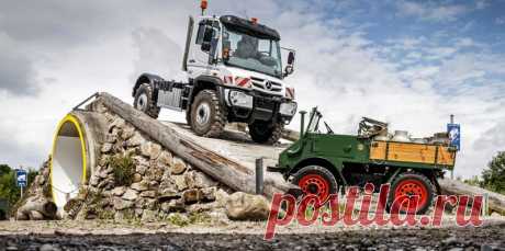 Самые необычные амплуа немецкой "Шишиги" - Mercedes Unimog 
В тяжелые послевоенные годы ФРГ нужен был простой и выносливый вездеход, способный выполнять широкий спектр задач на пересеченной местности, в поле и небольших городах. И он был придуман — Unimog. Ма…