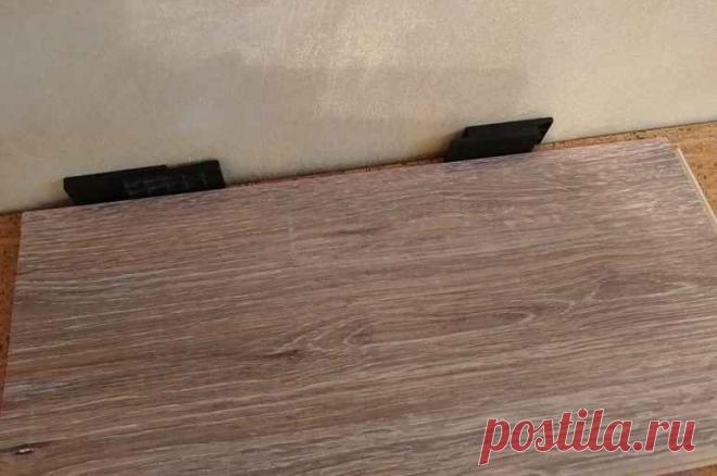 Как исправить монтаж ламината без зазора у стены — Строительство и отделка — полезные советы от специалистов