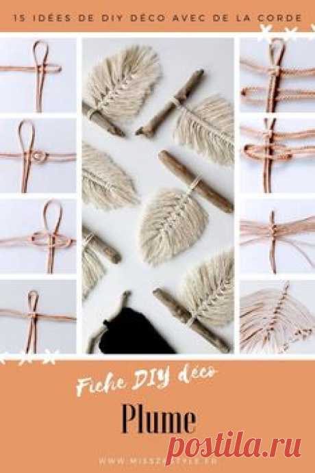 15 Deco DIY Concepts with Rope  MissZaStyle   Decor Weblog #decor #ideas #misszastyle