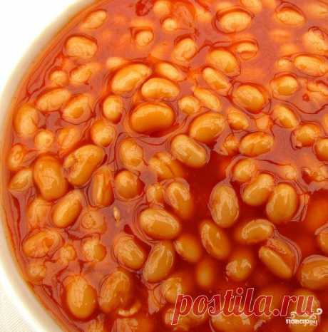 Фасоль в томате на зиму - кулинарный рецепт на Повар.ру