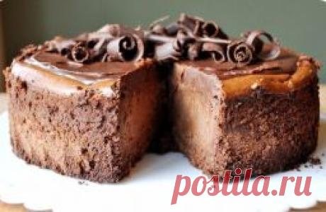 Шоколадный чизкейк - Лучшие кулинарные рецепты интернета