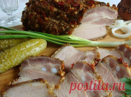 Грудинка солено-печеная! Мультиварка и простые рецепты для мультиварки