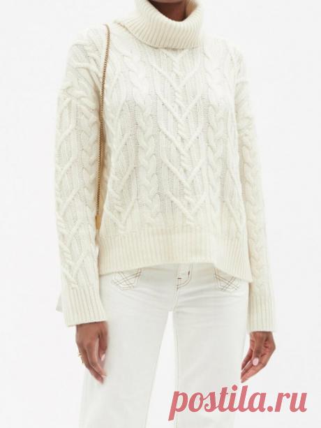 Красивый свитер спицами Схема и описаниеЭто свободный свитер бренда Nili Lotan’s. Кредо этих дизайнеров - непринужденный шик. Собственно, это сразу и видно по их моделям.Свитер по крою достаточно прост, но, судя по всему, вывязано японское плечо (плечевой шов немного смещен в сторону спинки). А в остальном это -...