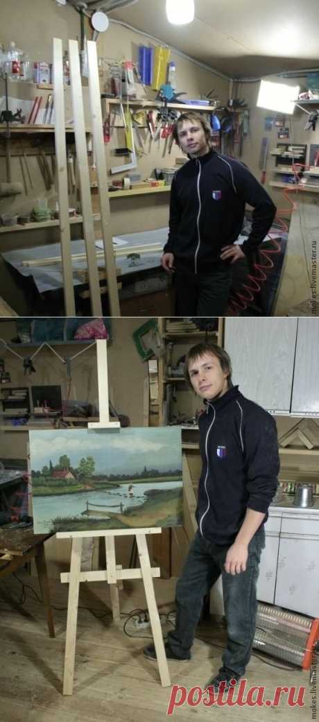 Делаем мольберт раскладной | Самоделкино