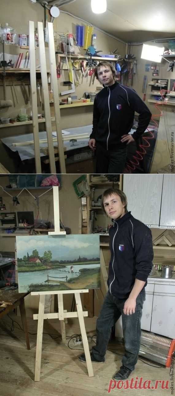 Делаем мольберт раскладной | Самоделкино