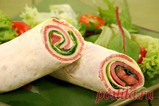 20 начинок для рулета из лаваша