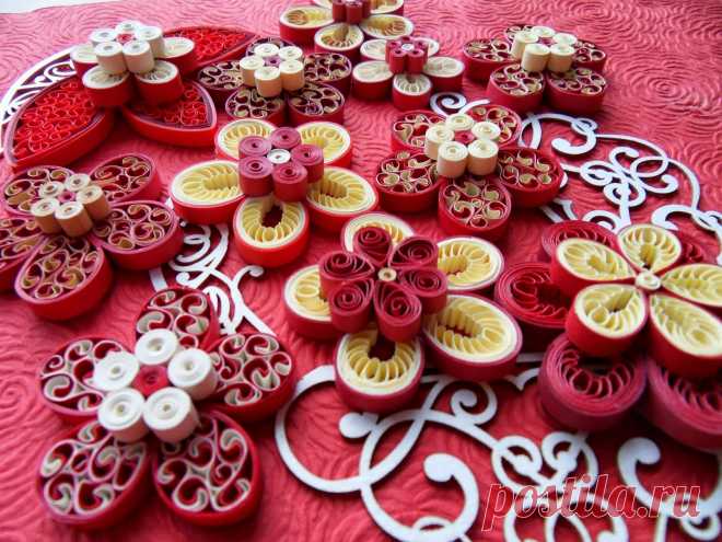 Quilling - Się kręci: Walentynkowo