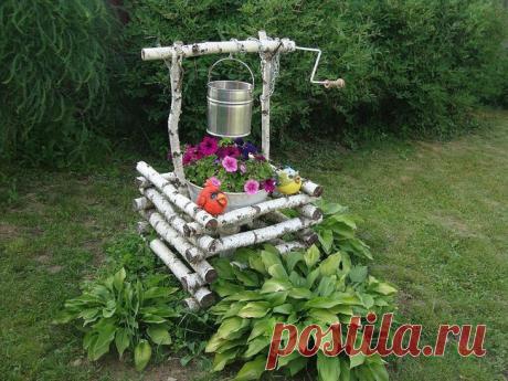Простые и гениальны идеи для сада из ненужных вещей