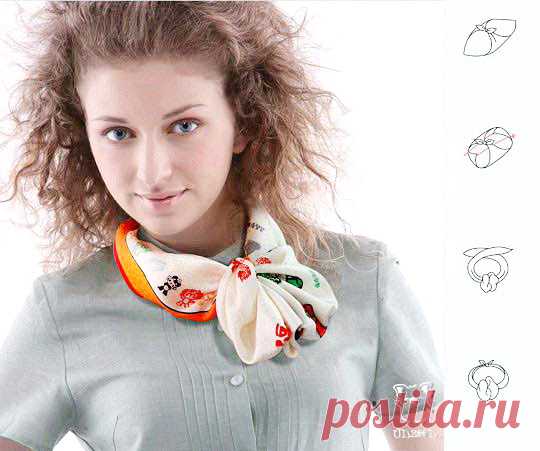 Как завязать платок разными способами