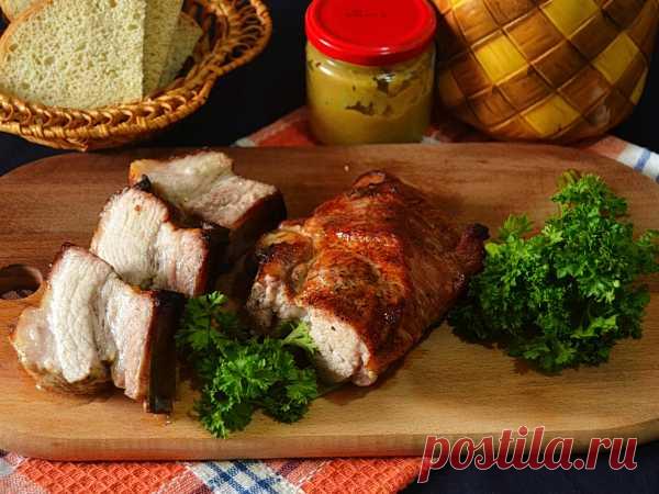 Грудинка в медово-горчичном соусе — пошаговый рецепт с фото и видео