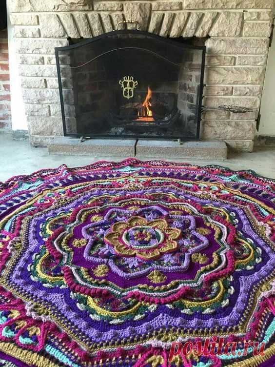 Вяжем в технике Mandala Madness