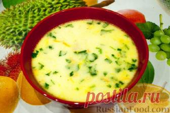 Рецепт: Куриный суп с плавленым сыром на RussianFood.com