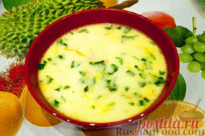 Рецепт: Куриный суп с плавленым сыром на RussianFood.com