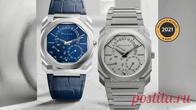 Новый мировой рекорд - часы с вечным календарём тоньше монеты - Bvlgari Octo Finissimo | Мой Часовой Блог | Яндекс Дзен